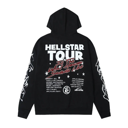 Hellstar Records Hoodie Black