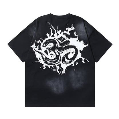 Hellstar Reach Your Inner Peace Black Graphic T-Shirt