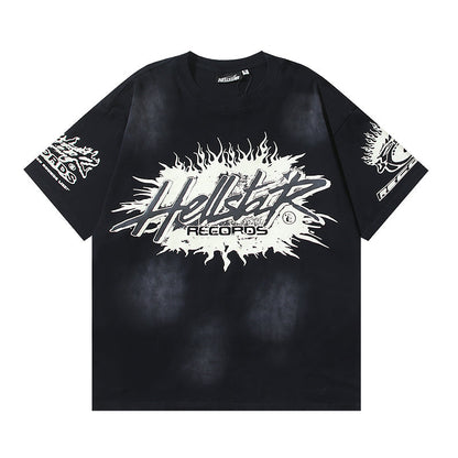 Hellstar Records T-Shirt Black/White