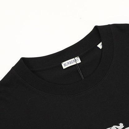 Burberry Equestrian Knight Double Exposure Print T-Shirt