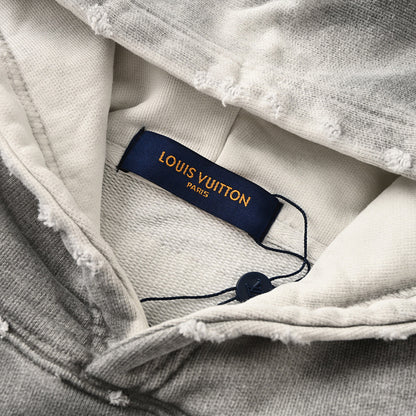 Louis Vuitton Monogram Jacquard Cotton Hoodie – Signature LV Luxury Streetwear