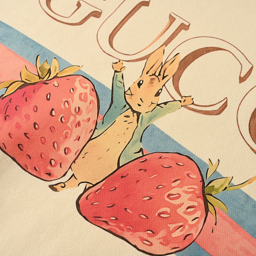 Gucci Strawberry Print Crewneck Sweatshirt 2026
