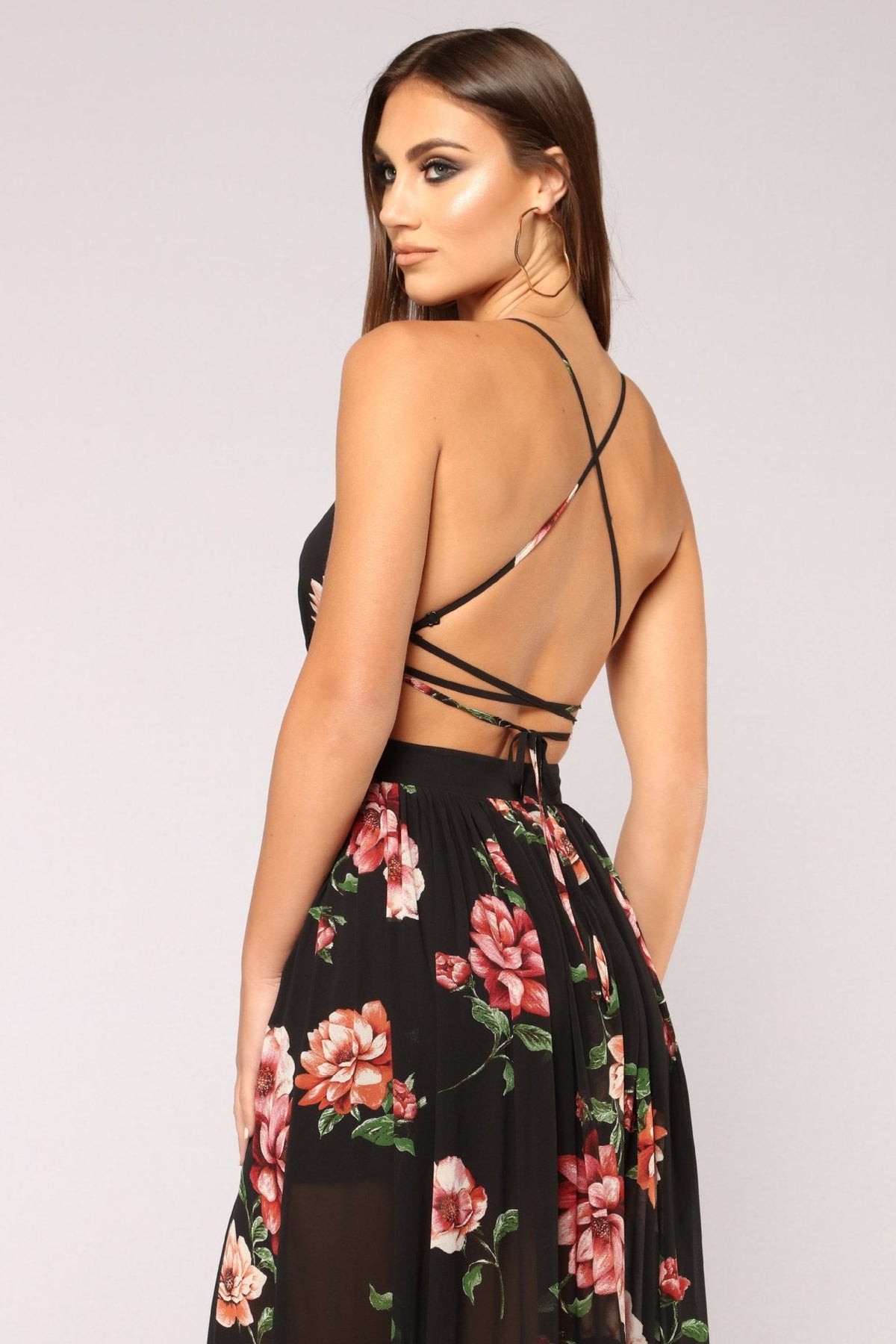 Valentine's Day Dress Backless Sleeveless Suspender Dress