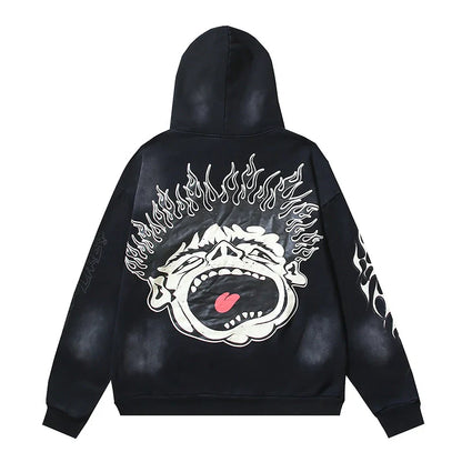 Hellstar Records Hoodie Black